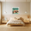 Poolside by Leander, limited edition print, in room