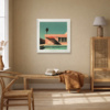 Poolside by Leander, limited edition print, in room