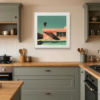 Poolside by Leander, limited edition print, in room