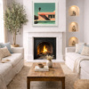 Poolside by Leander, limited edition print, in room