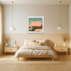 Welcome Home by Leander, limited edition print, in room