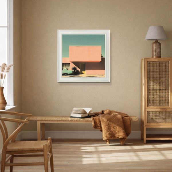 Welcome Home by Leander, limited edition print, in room