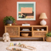 Welcome Home by Leander, limited edition print, in room