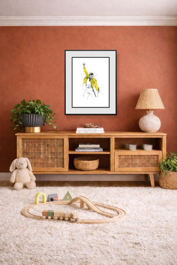 A Kind Of Magic by Scott Tetlow, limited edition print, in room