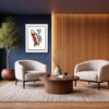 The Only Way Is Up by Scott Tetlow, limited edition print, in room