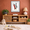 The Only Way Is Up by Scott Tetlow, limited edition print, in room