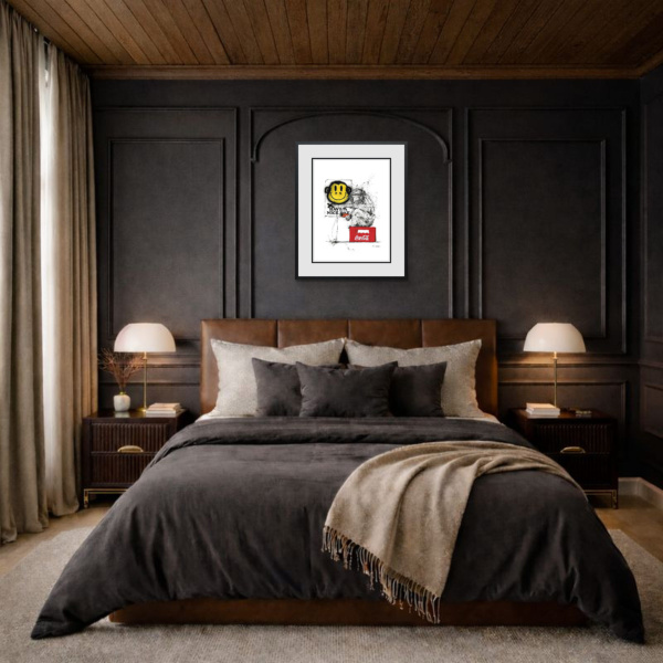Have A Nice Day by Scott Tetlow, limited edition print, in room