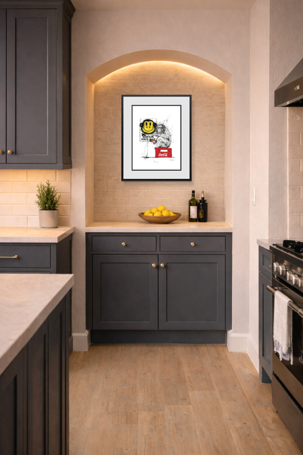 Have A Nice Day by Scott Tetlow, limited edition print, in room