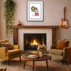 Have A Nice Day by Scott Tetlow, limited edition print, in room