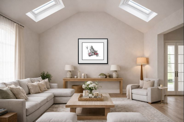A Way Of Life by Scott Tetlow, limited edition print, in room