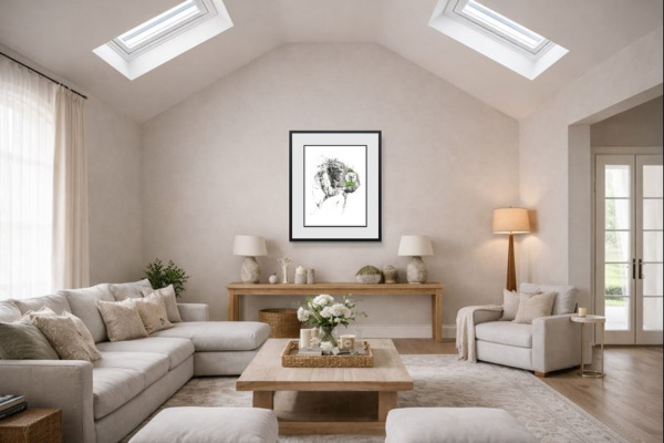 Jungle Dreams by Scott Tetlow, limited edition print, in room