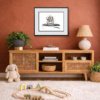 DJ Man Cub by Scott Tetlow, limited edition print, in room