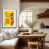 1962 – Dr. No by Linda Charles, limited edition print, in room