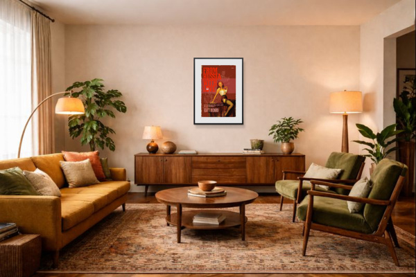 1963 – From Russia With Love by Linda Charles, limited edition print, in room