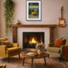 1964 – Goldfinger by Linda Charles, limited edition print, in room