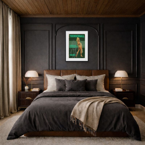 1965 – Thunderball by Linda Charles, limited edition print, in room