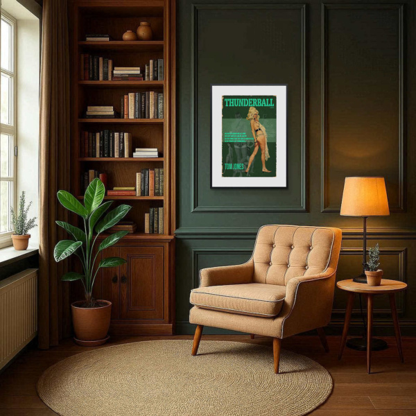 1965 – Thunderball by Linda Charles, limited edition print, in room