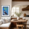 1971 – Diamonds Are Forever by Linda Charles, limited edition print, in room