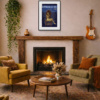 1973 – Live And Let Die by Linda Charles, limited edition print, in room