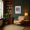 1974 – The Man With The Golden Gun by Linda Charles, limited edition print, in room