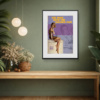 1974 – The Man With The Golden Gun by Linda Charles, limited edition print, in room
