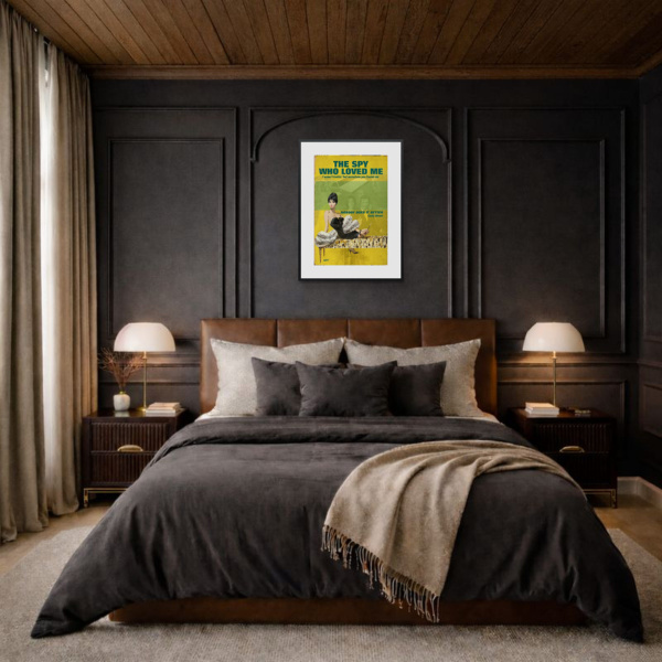 1977 – The Spy Who Loved Me by Linda Charles, limited edition print, in room