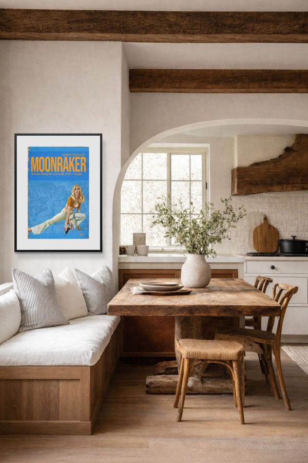 1979 – Moonraker by Linda Charles, limited edition print, in room