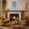 1979 – Moonraker by Linda Charles, limited edition print, in room