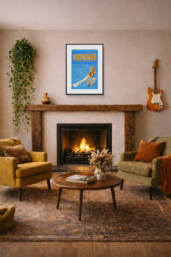 1979 – Moonraker by Linda Charles, limited edition print, in room