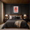 1981 – For Your Eyes Only by Linda Charles, limited edition print, in room