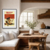 1983 – Octopussy by Linda Charles, limited edition print, in room