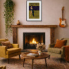 1985 – A View To A Kill by Linda Charles, limited edition print, in room