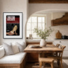 1987 – The Living Daylights by Linda Charles, limited edition print, in room