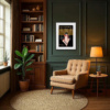 1995 – Golden Eye by Linda Charles, limited edition print, in room