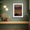 1997 – Tomorrow Never Dies by Linda Charles, limited edition print, in room