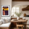 1999 – The World Is Not Enough by Linda Charles, limited edition print, in room