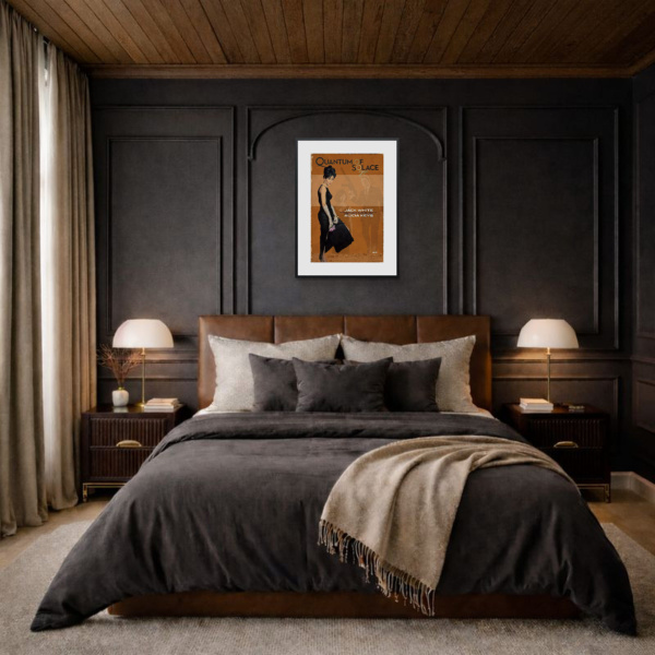 2008 – Quantum Of Solace by Linda Charles, limited edition print, in room