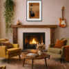2008 – Quantum Of Solace by Linda Charles, limited edition print, in room