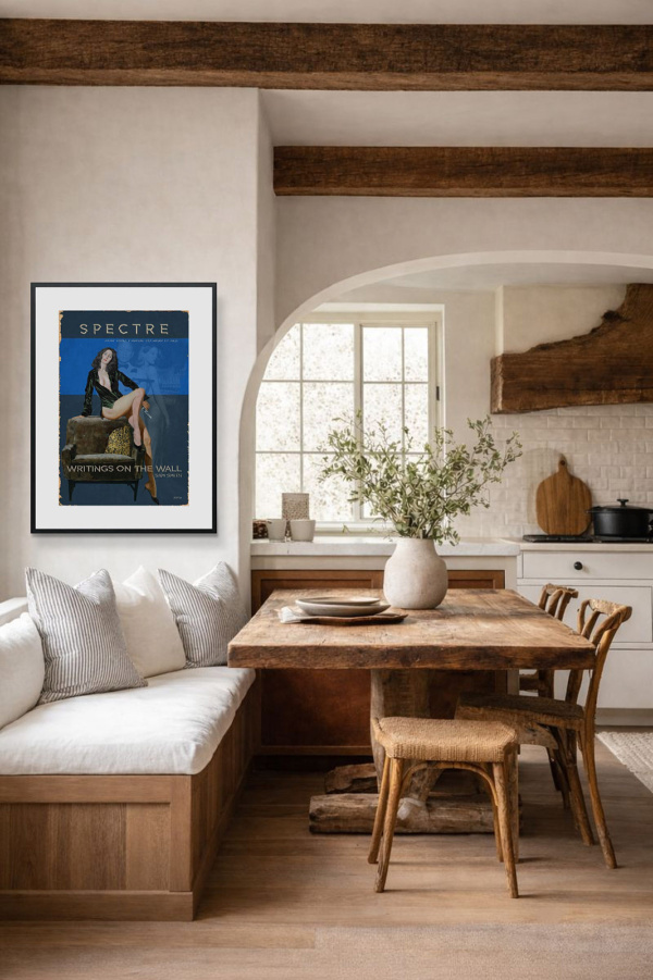 2015 – Spectre by Linda Charles, limited edition print, in room