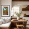 2021 – No Time To Die by Linda Charles, limited edition print, in room