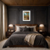 2021 – No Time To Die by Linda Charles, limited edition print, in room