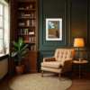 2021 – No Time To Die by Linda Charles, limited edition print, in room