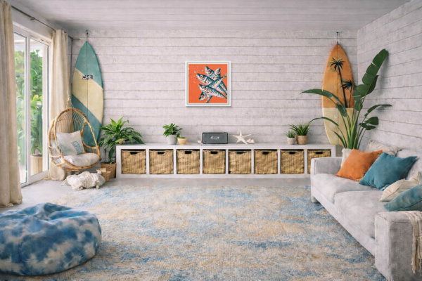 Five Sprats (Limited Edition) by Giles Ward, limited edition print, in room