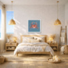 Red Crab (Limited Edition) by Giles Ward, limited edition print, in room