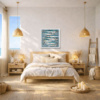 Mackerel Swim (Limited Edition) by Giles Ward, limited edition print, in room