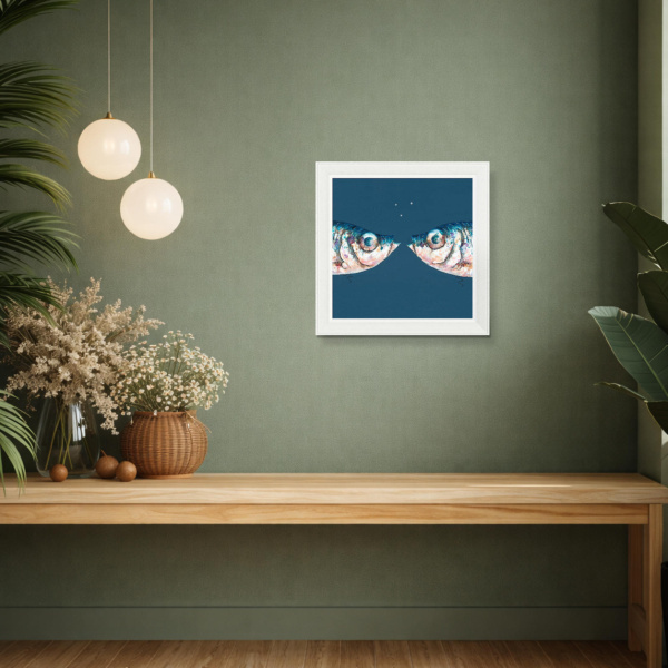 You Were Saying? (Limited Edition) by Giles Ward, limited edition print, in room