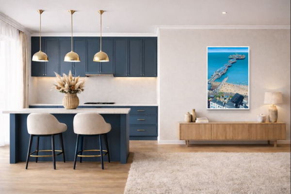 Brighton Palace Pier by Jenni Murphy, limited edition print, in room
