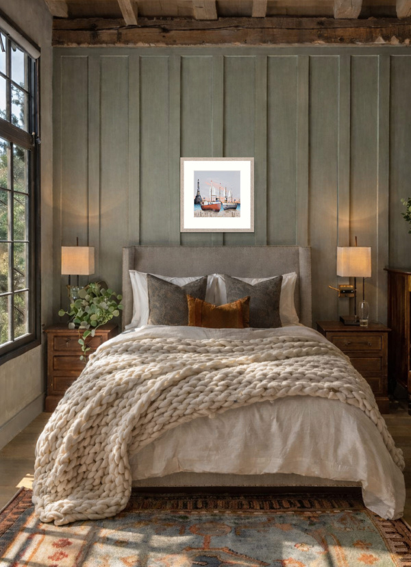 Copper & Tin by Gary Walton, limited edition print, in room