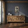 Happy As… by Anthony Dobson, original painting, in room