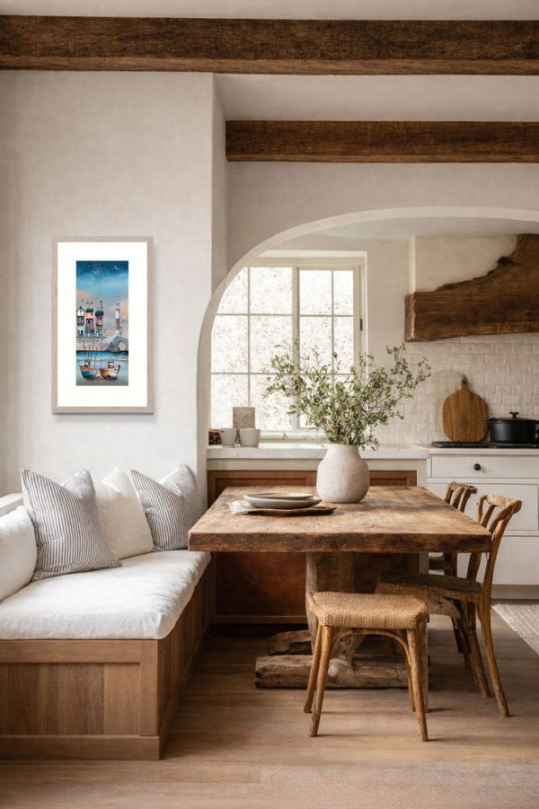 Back To Back by Gary Walton, limited edition print, in room